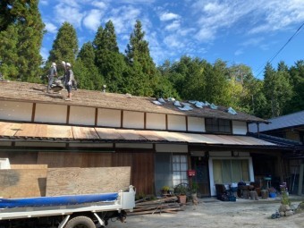 桑名、屋根、葺き替え