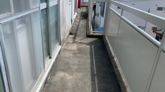 四日市、雨漏れ、べらんだ