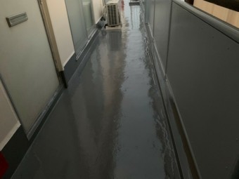 四日市市、外壁塗装、ベランダ防水、ウレタン密着工法