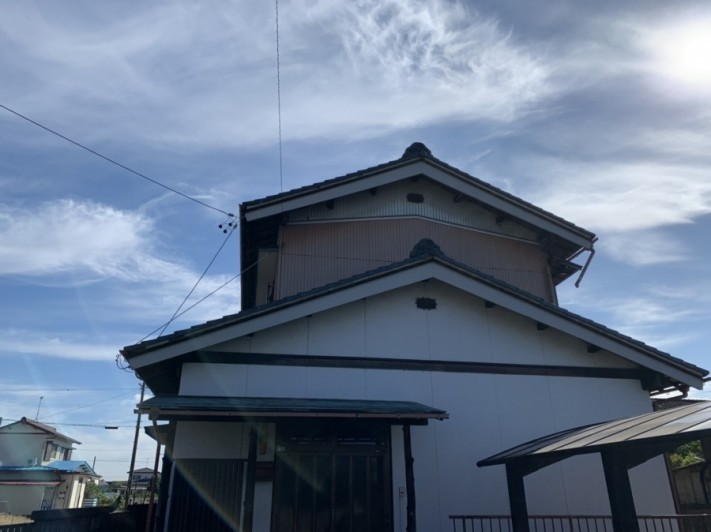 四日市、雨樋交換、テラス