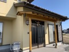いなべ市、雨樋交換、軒天塗装、玄関木部塗装