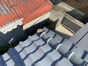 和瓦屋根漆喰補修