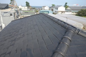 屋根カラーベスト 高圧洗浄
