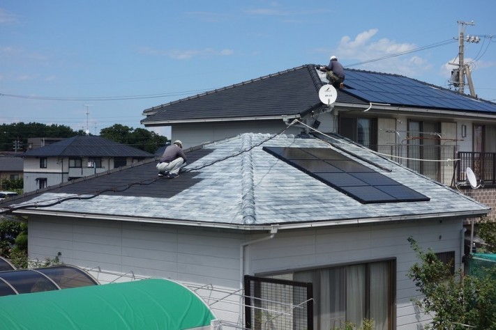 太陽光システム 全体風景