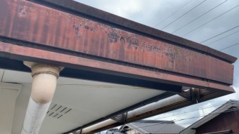 桑名市、カラーベスト、パラペット