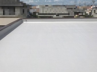 堀整形 陸屋根 平屋根 塗膜防水 ウレタン防水工事