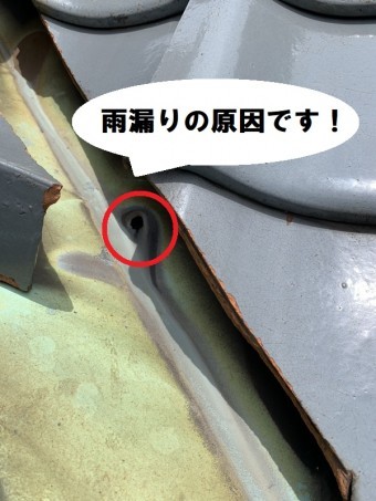 谷樋(たにどい)の穴