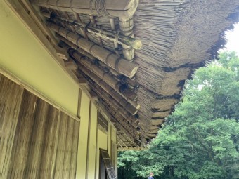 茅葺屋根、下地