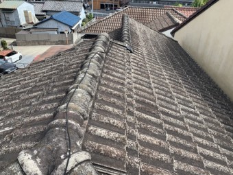 桑名市、モニエル瓦、屋根葺き替え