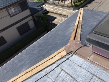 台風被害 屋根 棟板金 修繕 街の屋根やさん四日市店