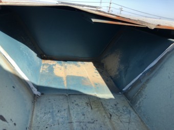 倉庫 金属屋根 折半屋根