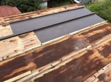 台風被害 ガルバリウム銅版 瓦棒 雨漏り 補修 街の屋根やさん