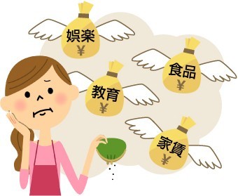 生活にはお金がかかります