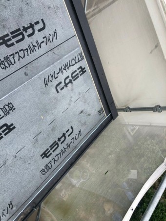 屋根葺き替え、防水シート