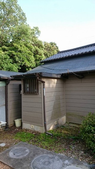 雨漏れ修理後の外観写真