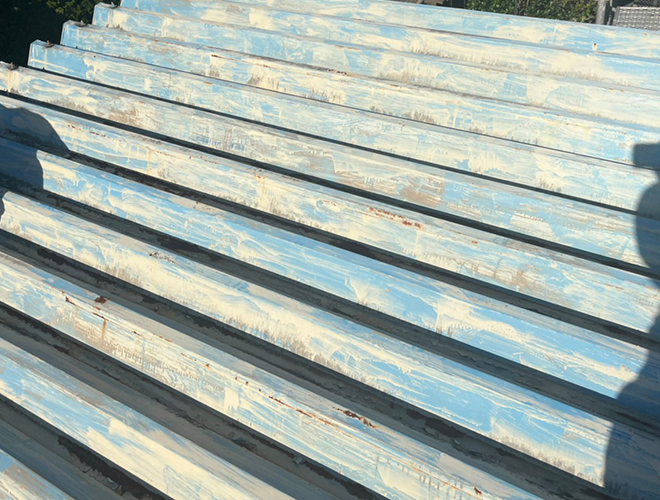 鈴鹿市でカーポートの折板屋根を塗装でリフォーム！