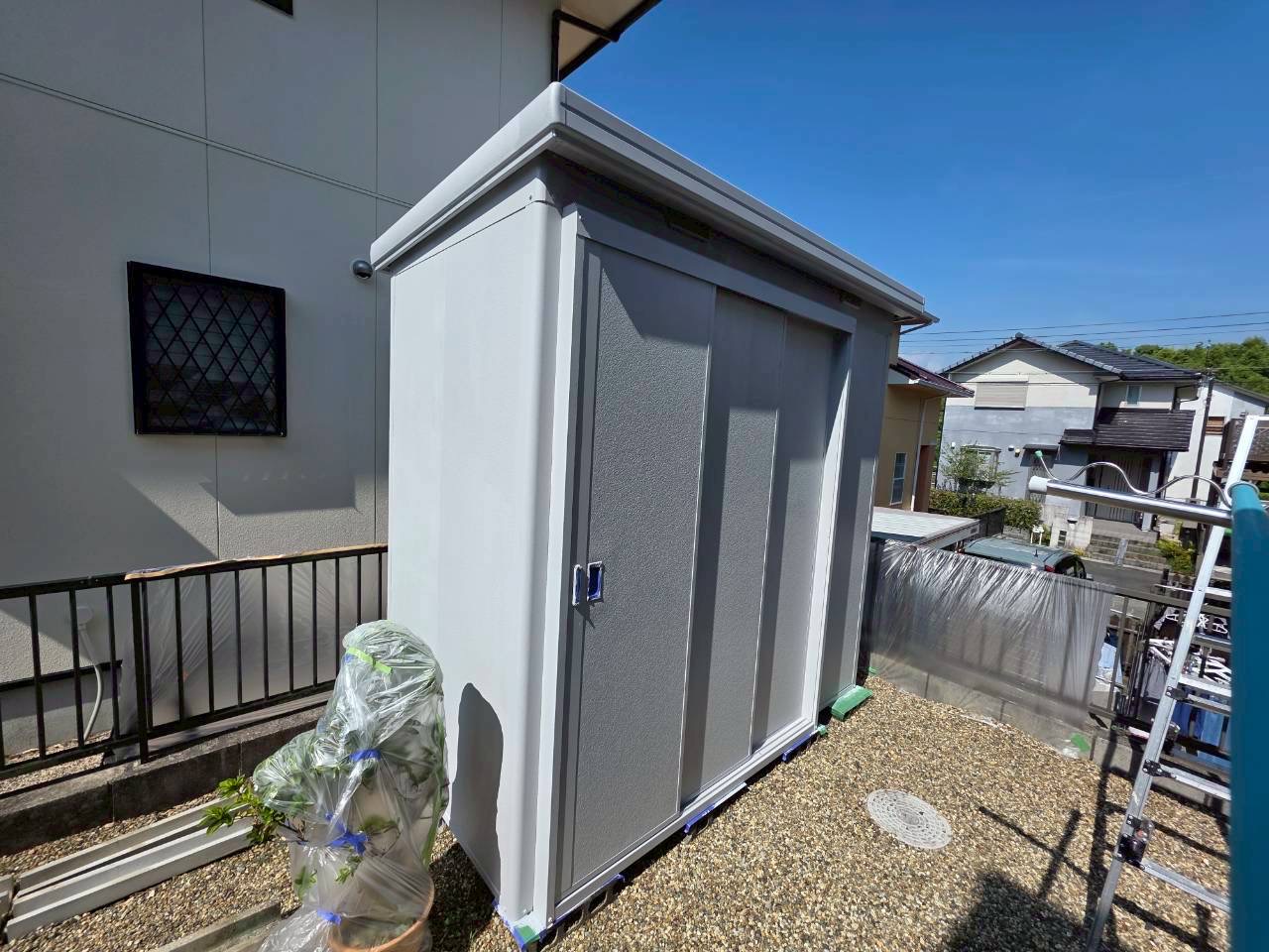 四日市市物置塗装