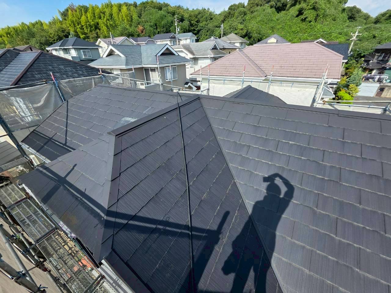 四日市市スーパーシャネツサーモF屋根塗装