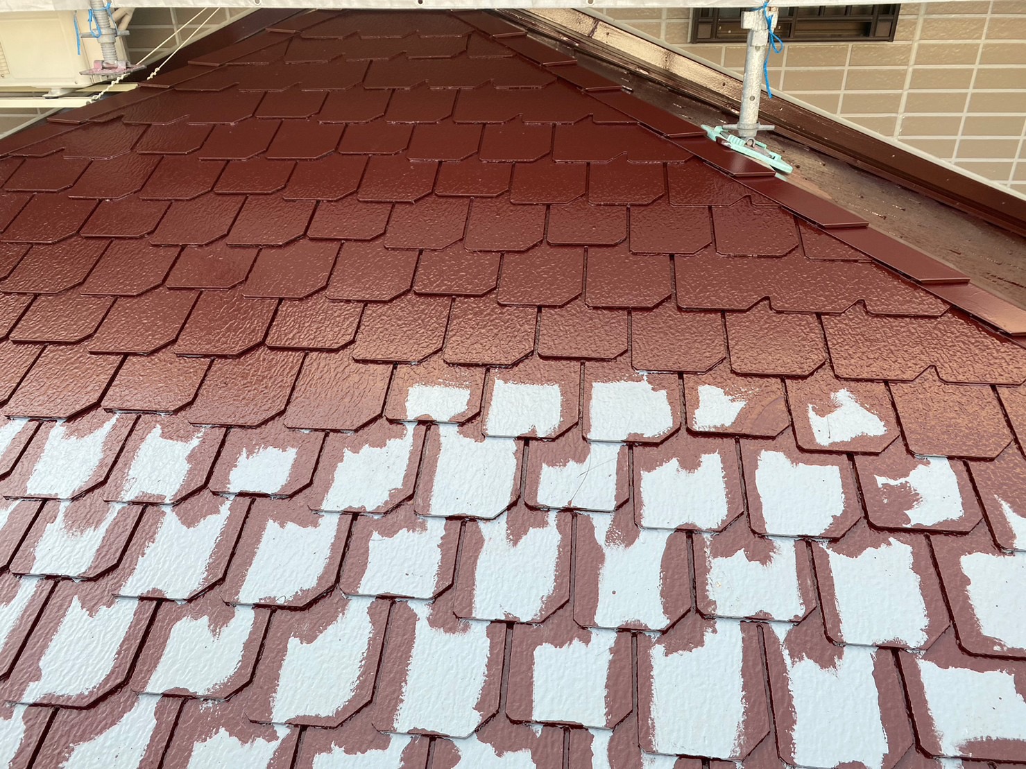 四日市市の遮熱塗料を使用した屋根塗装