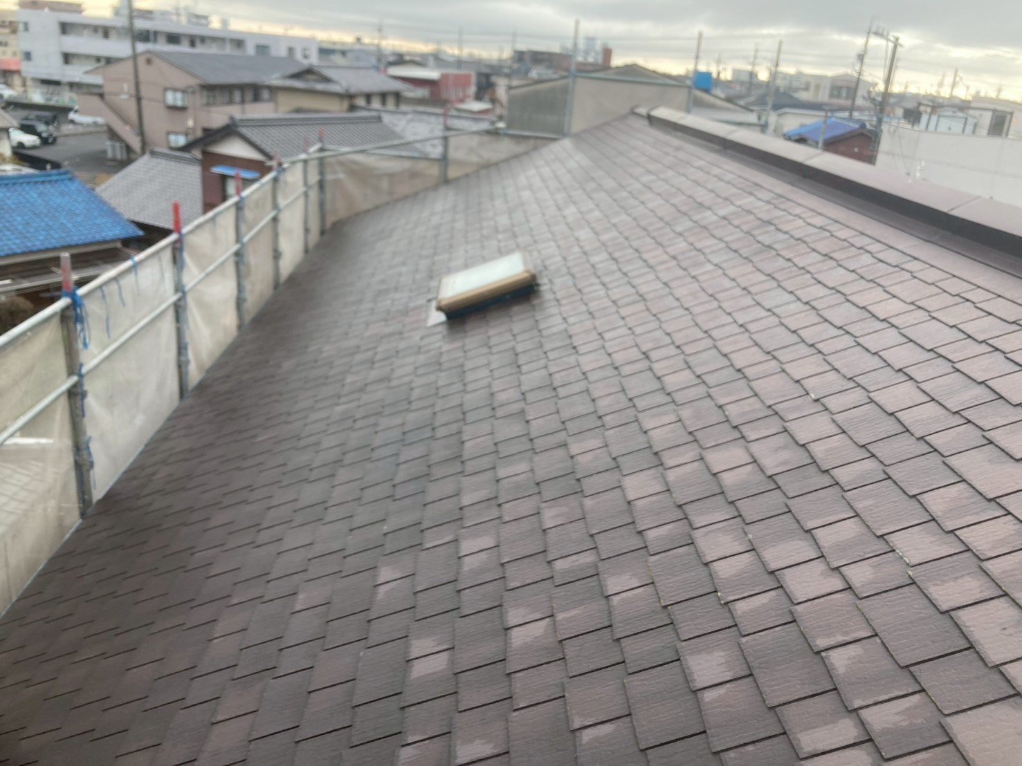 鈴鹿市スーパーシャネツサーモFを使用した屋根塗装