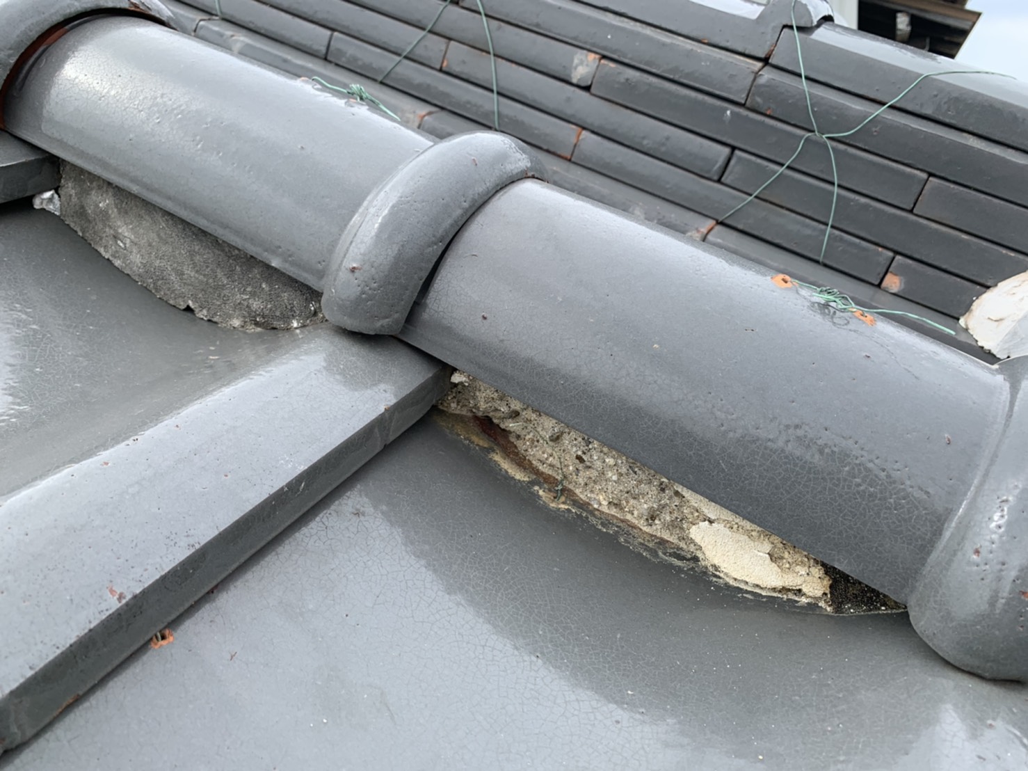 桑名市の屋根の無料点検、雨漏り調査