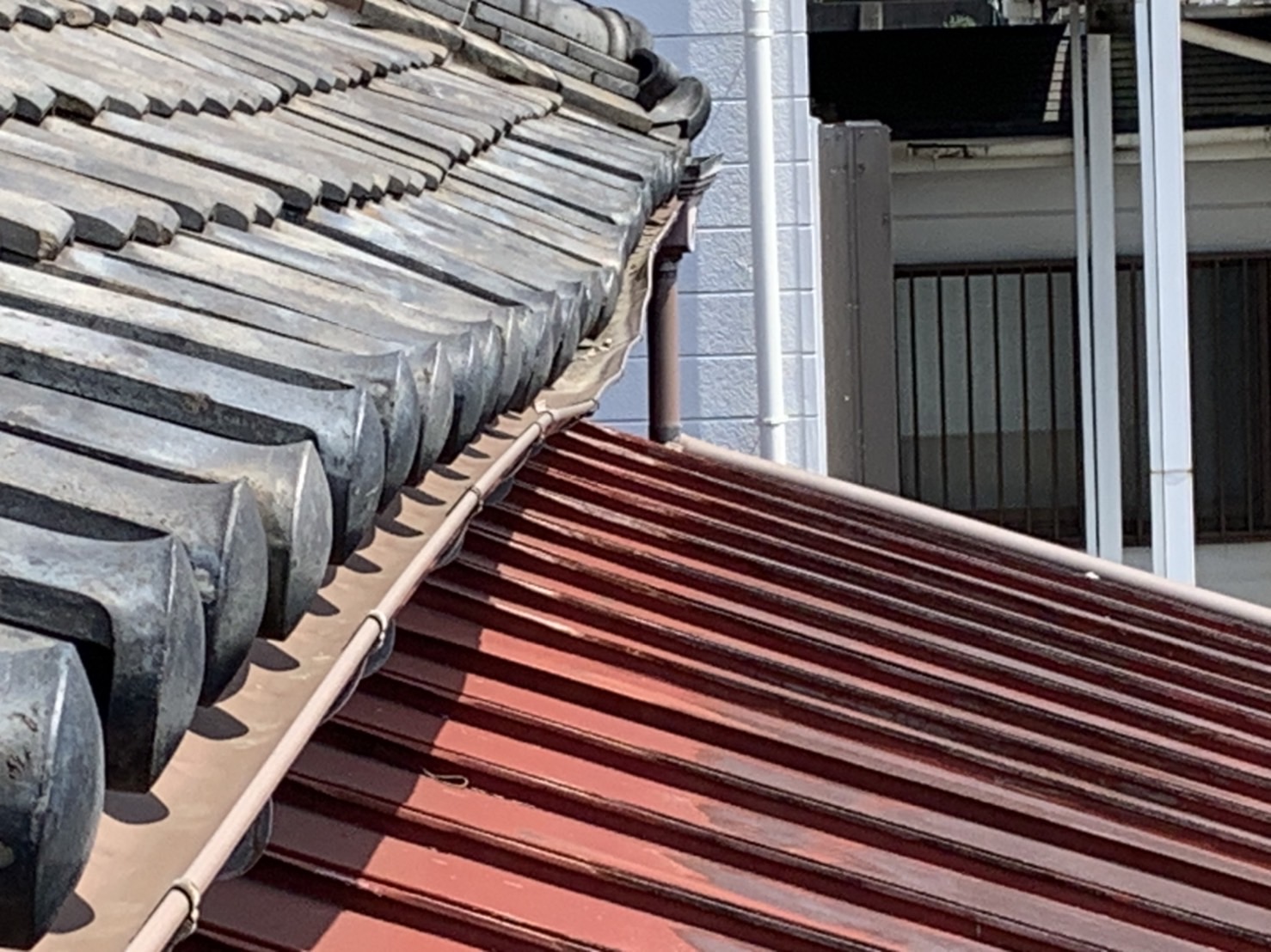四日市市の瓦棒、屋根塗装