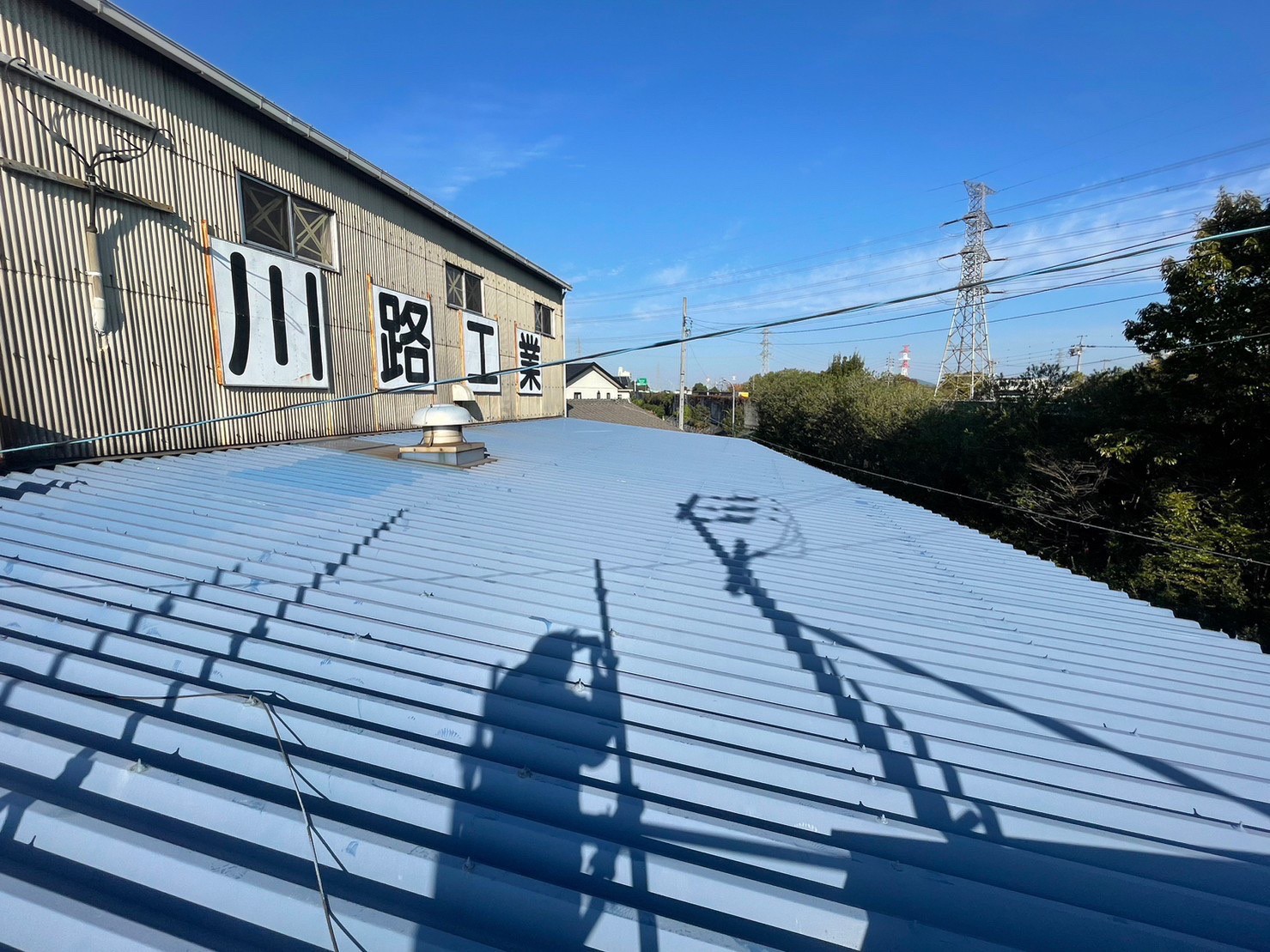 桑名市の屋根塗装施工前