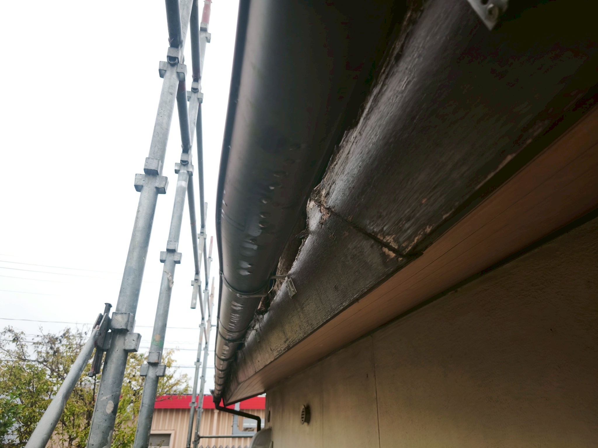 東員町鼻隠し崩落