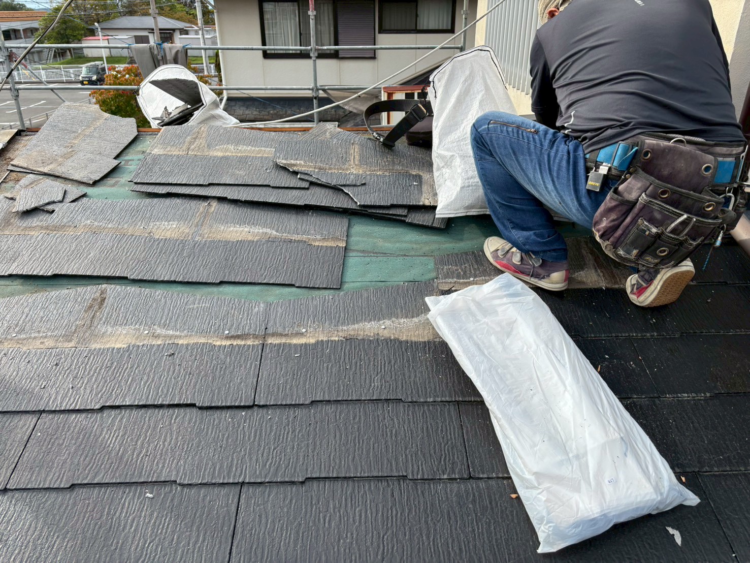 東員町屋根葺き替え