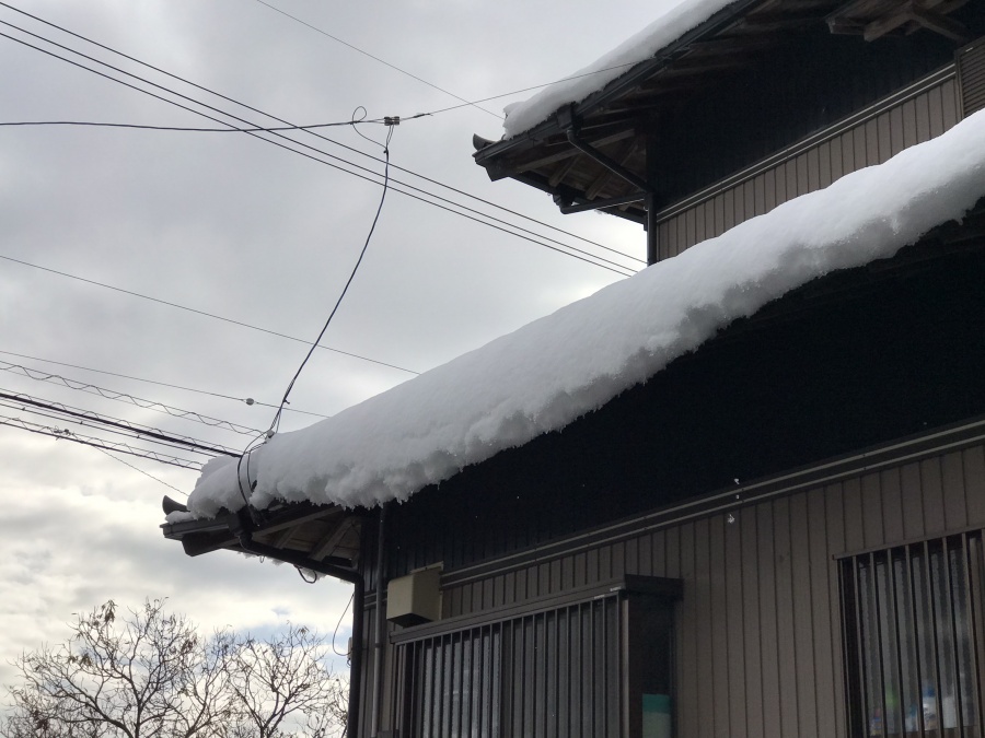 雪による瓦の被害