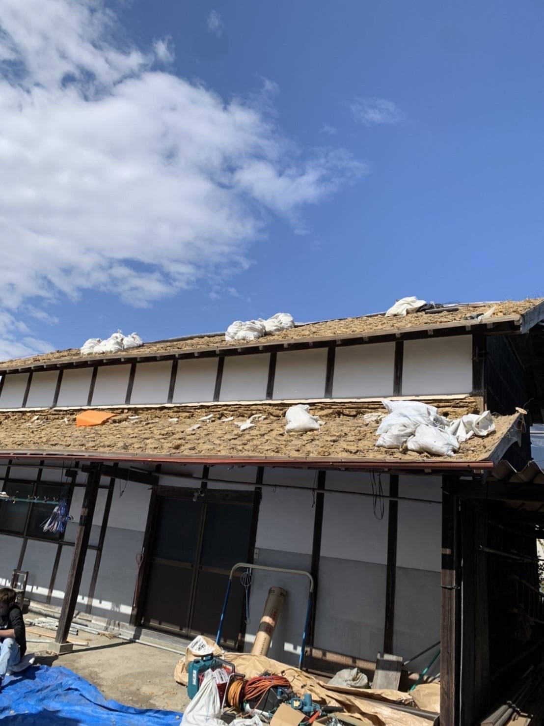 鈴鹿市の屋根葺き替え工事