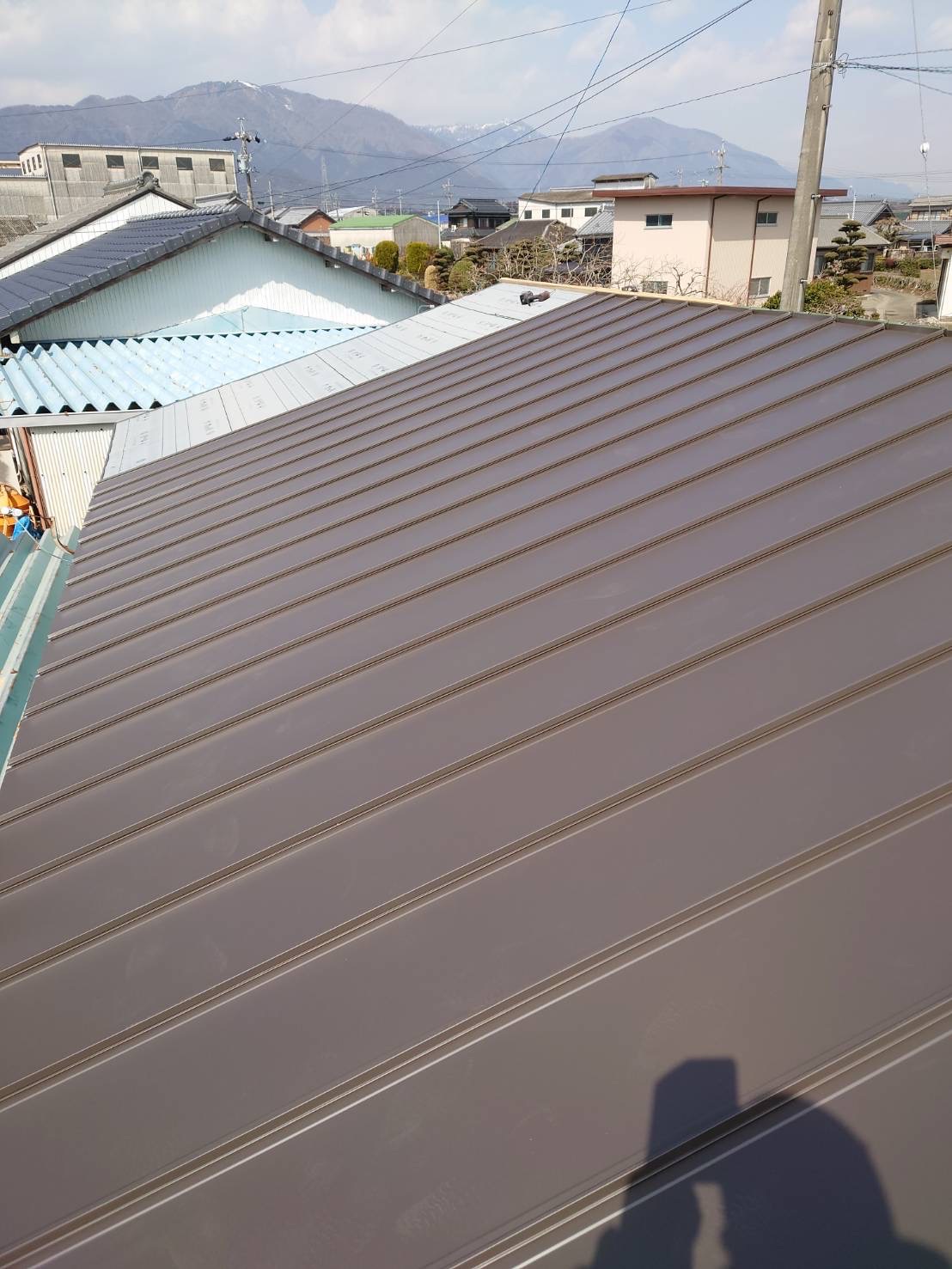 鈴鹿市の屋根葺き替え工事、タテヒラ